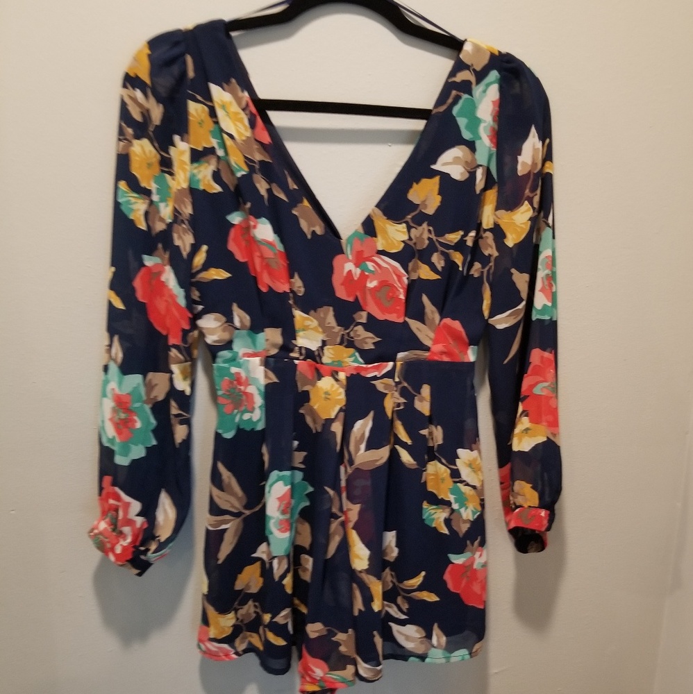 Beautiful floral romper